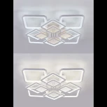 Потолочная люстра светодиодная Natali Kovaltseva Damask LED LAMPS 81170 с пультом ДУ, моб. приложением 240W, белый, LED (регулировка яркости, 220V)