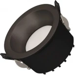 Встраиваемый точечный светильник светодиодный MS-DROP-BUILT-R84-8W Warm2700 (BK, 85 deg, 230V) (Arlight, IP54 Металл) 054707