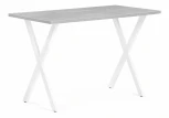 Стол Notta Алеста Лофт 120 25 мм бетон / белый матовый 506950