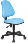 Кресло детское Бюрократ KD-4 голубой TW-55 крестовина пластик