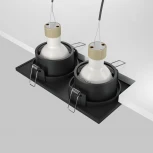 Встраиваемый светильник Zoom GU10 2x50Вт IP 65 Maytoni Technical DL033-2-02B (220V)