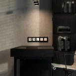 Рамка на 5 постов (черный софт) Werkel W0052908 (a067785)