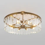 Потолочная люстра Wi-Fi на штанге Bogate's Eclipse 358/8 Smart (220V, управление смартфоном, голосовое управление, умный дом - Minimir Home, круглые)