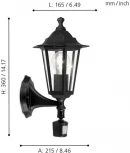 Настенный фонарь уличный Eglo Laterna 4 22469