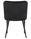 Стул обеденный RICHARD (черные матовые ножки, черный велюр (V108-77))
