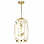 Подвесной светильник Favourite Chick 1928-2P (LED, 220V, на цепи, птички, клетка)