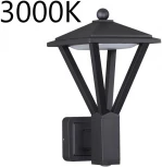 Уличный настенный светильник Odeon Light Bearitz 6655/15WL3 черный/металл IP54 LED 15W (12W SMD LED + 3W COB LED) 3000K 220V