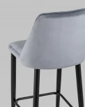 Стул полубарный Stool Group Диего велюр серый УТ000025314