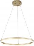 Подвесной светильник Escada Void 10254/1LED 43W Gold APP (регулировка яркости, 220V, пульт управления, управление смартфоном, на тросе, кольцо)