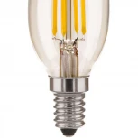 Светодиодная лампочка Свеча на ветру 7W 4200K E14 (CW35 прозрачный) BLE1417