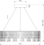 Подвесной светодиодный светильник Bogate's Firefly 454/1 (220V, на тросе, круглые)