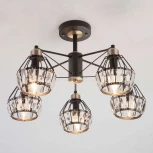 Потолочная люстра Eurosvet Lord 70075/5 черный (220V)