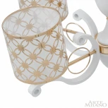 Подвесная люстра Arte Milano Florentia-3097 303097/6 Wh/Gd (220V, на цепи)