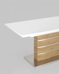 Стол обеденный Stool Group Генуя раскладной 160-200*90 белый УТ000035015