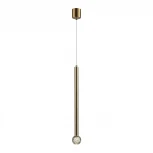 Подвесной светильник светодиодный Odeon Light Fiano 4374/3LA золото/хрустальн. стекло/металл IP20 LED 3W 400Лм 3000K 220V (на проводе, круглые)