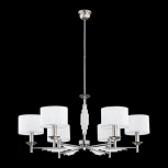 Потолочная люстра на штанге Kutek Fellino FEL-ZW-6(N/A) (220V, хрусталь Swarovski)