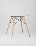 Стол Eames DSW  D80 стеклянный Stool Group арт.УТ000039068