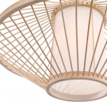 Подвесной светильник ST Luce Alma SL6241.533.01 Древесный/Белый E27 1*40W (220V, на проводе)