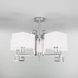 Потолочная люстра на штанге Eurosvet Alma 60115/5 хром (220V, куб)