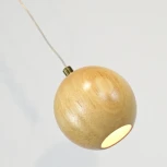 Подвесной светильник Lofter Wooden Sphere Imperiumloft 40,157 (73428-22) (220V, на проводе, шар)