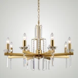 Подвесная люстра Crystal Lux MARRON SP8 BRASS