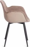 Обеденный стул Tetchair VALENTINO (Металл,Экокожа,Ткань/Коричневый,Черный )