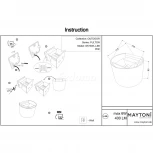 Настенный светильник уличный Maytoni Fulton O573WL-L6B (LED, 220V, IP54)