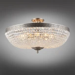 Потолочная люстра на штанге хрустальная Helcia APL.756.17.10