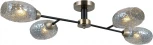 Потолочная люстра на штанге ILLUMICO IL0285-4CSQ-79 BK AB (220V)
