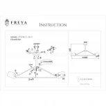 Потолочная люстра Freya Abigail FR5038-CL-06-B