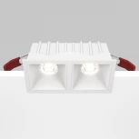 Встраиваемый светильник Alfa LED 4000K 2x10Вт 36° Maytoni Technical DL043-02-10W4K-SQ-W (220V)