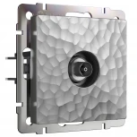 ТВ-розетка оконечная (hammer серебряный) Werkel W1283006 (a052091)