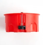 Коробка монтажная для полых стен с пластиковыми зажимами и крышкой Stekker 49006