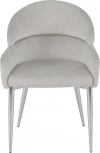 Стул обеденный Берклей D-1202D, серый/хром IST-CASA
