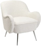 Кресло Garda Decor 48MY-2688 CRE SL (Хром/Кремовый)