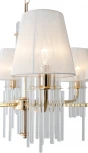 Подвесная люстра Rivoli Lilith 1039-306 (220V, хрусталь, на цепи)