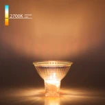 Лампочка галогенная полусфера прозрачная G5.3 35W 220V 350 lm Elektrostandard MR16/C 220V35W (BХ102)