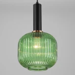 Подвесной светильник Eurosvet Bravo 50182/1 зеленый (220V, на проводе, шар)