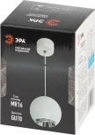 Подвесной светильник ЭРА PL32 WH/CH (220V, на проводе, шар)