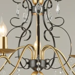 Подвесная люстра Reluce 04752-0.4-05 (220V, подвески, на цепи, подсвечник, свеча)