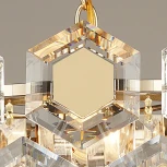 Подвесная люстра Reluce 01919-0.3-04 (220V, хрусталь, на цепи)