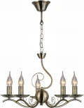 Подвесная люстра Reluce 94399-0.4-05 (220V, на цепи, подсвечник, свеча)