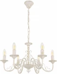 Подвесная люстра Arte Milano AM342620 342620/6 WT+G (220V, на цепи, подсвечник, свеча)
