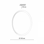 Настенно-потолочный светильник Sonex Jolly 7776/ELN пластик/белый LED 76Вт 3000/4000/6000К (220V, круглые, IP43)