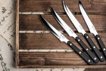 Набор ножей для стейков T-REX 1202-4 Kanetsugu