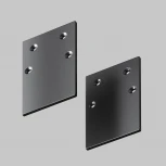 Заглушка торцевая 2шт накладной черный Maytoni Accessories for tracks Gravity TRA010EC-41B