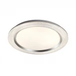 Настенно-потолочный светильник Sonex Vendy 7782/EL пластик/белый/серебро LED 70Вт пульт ДУ (регулировка яркости, 220V, круглые, IP43)