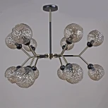 Потолочная люстра на штанге ILLUMICO IL0268-12PSQ-79 BK AB (220V)