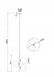 Подвесной светильник Maytoni Nostalgia MOD048PL-03G (220V, на проводе, шарики)