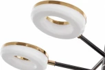 Потолочная люстра светодиодная на штанге Arte Milano Ferrara-72999 276699/8 BK/GD (220V)